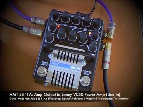 AMT Electronics SS-11A Preamp: Line Output to Laney VC50 Power Amp
