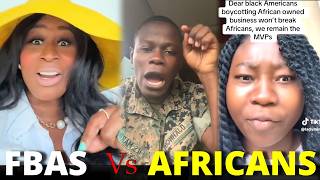 AFRICANS ANGRY REACTIONS | To AUG 1st BOYCOTT And FBA's Diaspora War