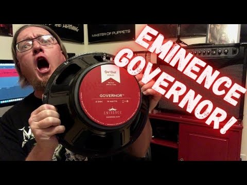 EMINENCE GOVERNOR 75 WATT GUITAR SPEAKER! Peavey Vypyr 75 speaker swap.
