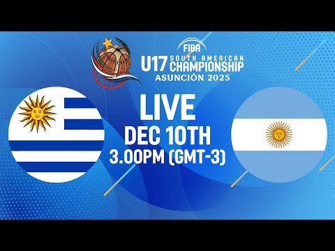 Group Phase | Uruguay v Argentina | Full Basketball Game | FIBA U17 South American Championship 2025