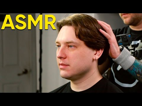 Awesome Scissors Only Haircut! 💈 ASMR BARBER