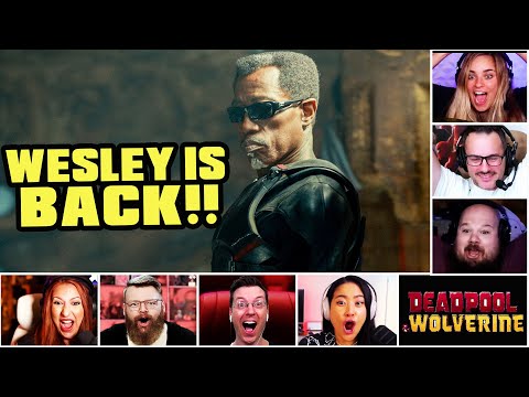 Reactors Reactions To Seeing Blade Elektra Gambit & X-23 On Deadpool & Wolverine (2024)