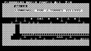 Lemming for the Atari 8-bit family