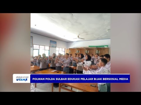 POLWAN POLDA SULBAR EDUKASI PELAJAR BIJAK BERSOSIAL MEDIA
