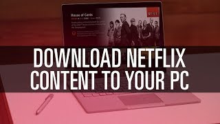Download Shows From NETFLIX to PC in MP4 Format