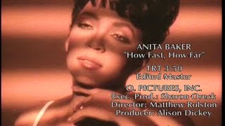 Anita Baker - How Fast, How Far (Anita only) (Official Music Video)