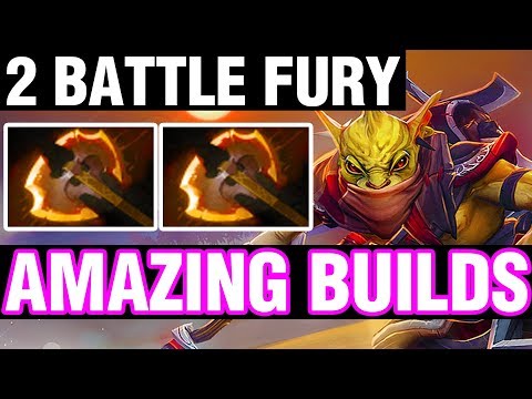 BOUNTY HUNTER WITH 2 BATTLE FURY - AMAZING BUILDS - Wagamama - Dota 2