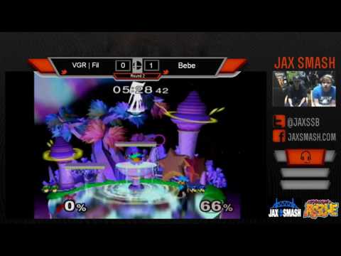 Jax Smash Weekly 7/28/16 SSBM- VGR | Fil vs Bebe WR2