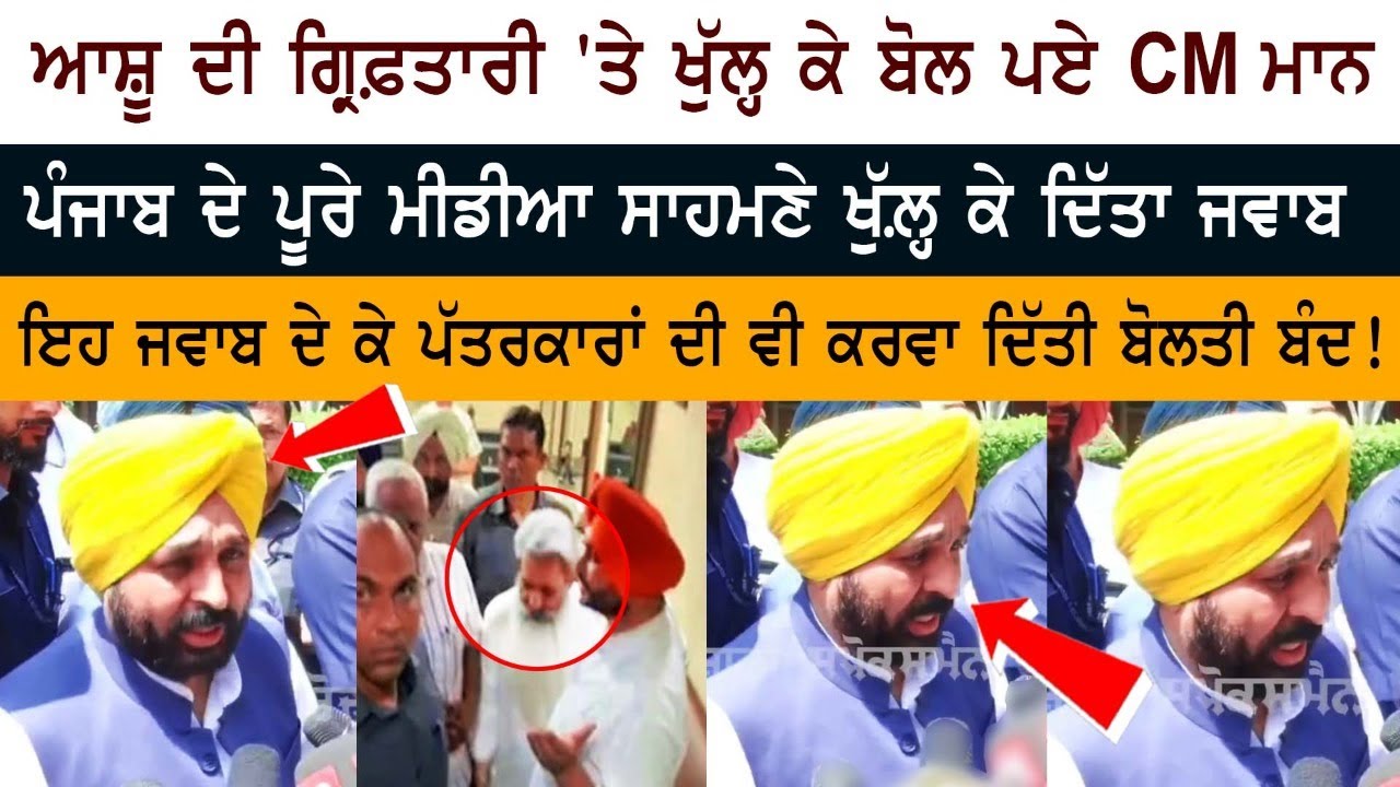 CM Mann Statement on Bharat Bhushan Ashu