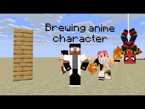 Xander animations - Monster School   BREWING ANIME CHARACTERS CHALLENGE   Minecraft Animation