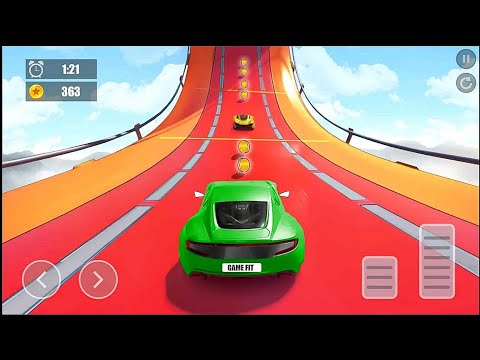Superhero New Car Stunts Impossible Tracks: Mega Ramp Games 2022 - Android iOS Gameplay