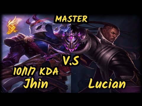 G2H XDSMILEY (JHIN) vs LUCIAN - 10/1/7 KDA BOTTOM ADC GAMEPLAY - EUW Ranked MASTER