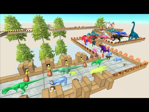 All Unit Survival Race Obstacle Course - Animal Revolt Battle Simulator