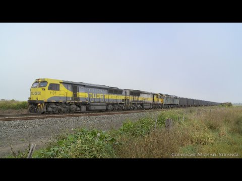 QUBE 4KS1 Viterra Containerized Grain Train - PoathTV Australian Railways