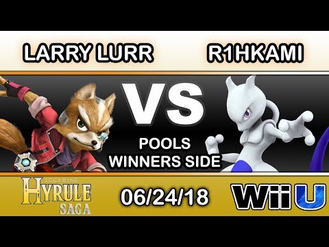 Hyrule Saga - MSF | Larry Lurr (Fox) Vs. R1HKami (Mewtwo) Pools - Smash 4