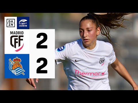 Madrid CFF vs Real Sociedad (2-2) | Resumen y goles | Highlights Liga F