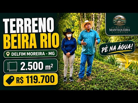 🚣‍♂️ TERRENO COM PÉ NA ÁGUA NA SERRA DA MANTIQUEIRA - À 2.5Km do CENTRO DE DELFIM MOREIRA MG 🚣‍♂️