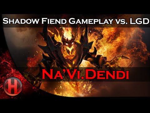 Na'Vi.Dendi Shadow Fiend Gameplay vs. LGD Dota 2