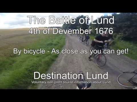 The Battle of Lund 4th of December 1676 by bicycle