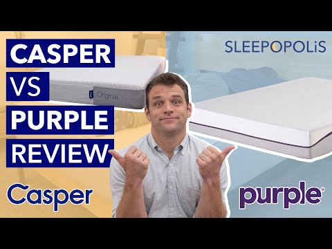 Casper vs Purple Mattress Review - Which is the Better Bed For You???