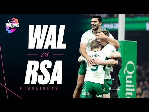 HIGHLIGHTS | Wales South Africa | Springboks nil Wales in record defeat!