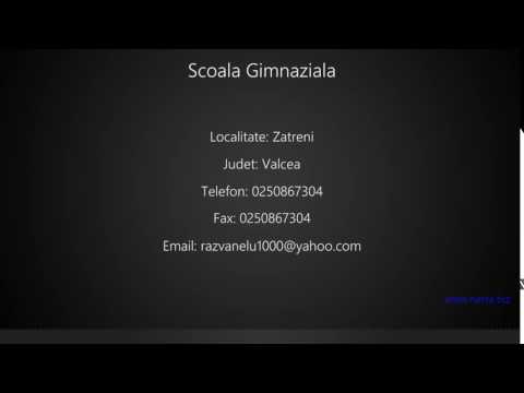 Scoala Gimnaziala Zatreni