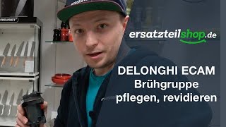 DeLonghi ECAM Brühgruppe Dichtungen tauschen / Brühgruppe ECAM revidieren