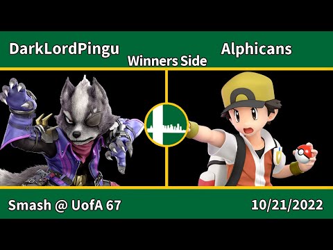 Smash @ UofA #67 Winners Side - Alphicans vs DarkLordPingu