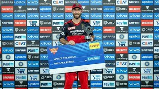 Royal Challengers Bangalore vs Sunrisers Hyderabad Post Match Presentation | #RCBvsSRH | Ipl 2021