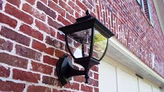 Watch A Video About the Black Solar LED Outdoor Post Light