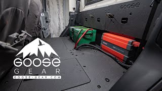 GOOSE GEAR - JEEP GLADIATOR 2019-PRESENT JT SEAT DELETE PLATE SYSTEM & BACK WALL INSTALL