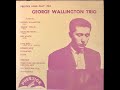 George Wallington Trio / PRLP 136 A