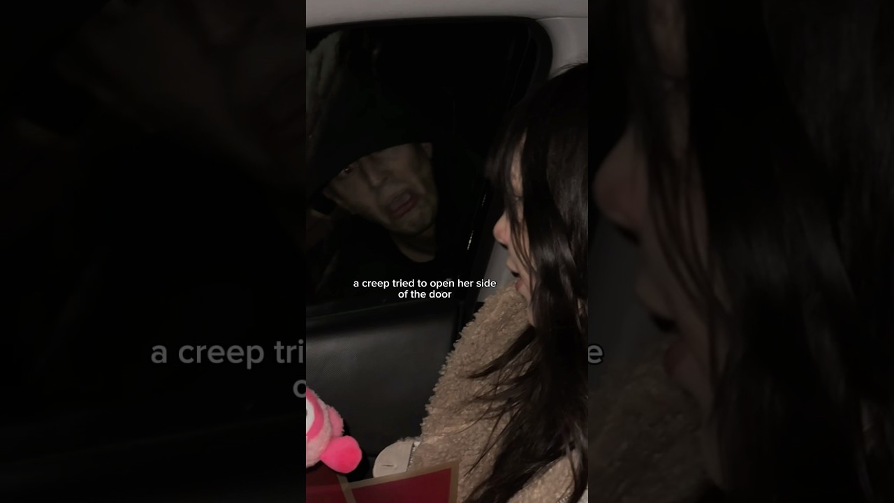 We will never record at that parking lot again #couple #scary