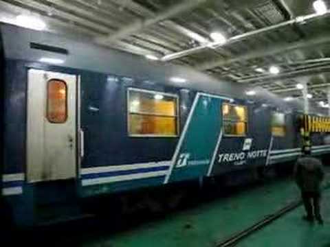 Loading the Strait of Messina Ferry