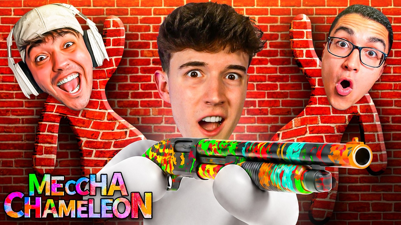 JUEGO AL ESCONDITE con AGUSTIN, TREBOR, PEREIRA Y GUANYAR | MECCHA CHAMELEON