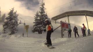 preview picture of video 'Wintersport Kirchberg januari 2013 GoPro HD Hero'
