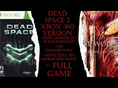 Dead Space 2 Xbox 360 (Hardcore) Full Game 100% Walkthrough (No Commentary)