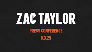 Zac Taylor Press Conference - September 3