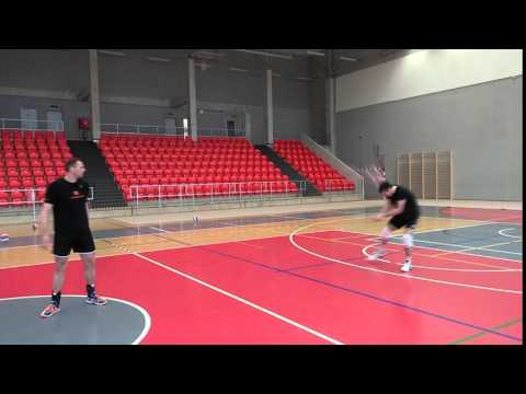 Volleyball service headshot - VK ČEZ Karlovarsko