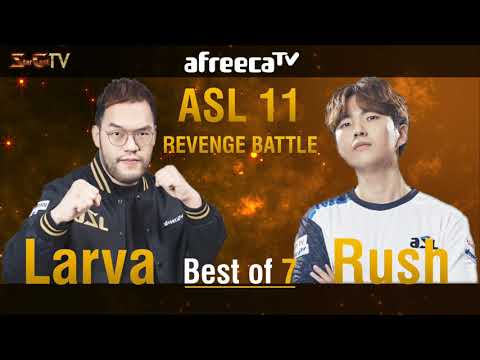 [ESP] ASL S11 Revenge Battle Larva vs Rush (ZvT, Bo7) - Starcraft Remasterizado (StarCastTV Español)