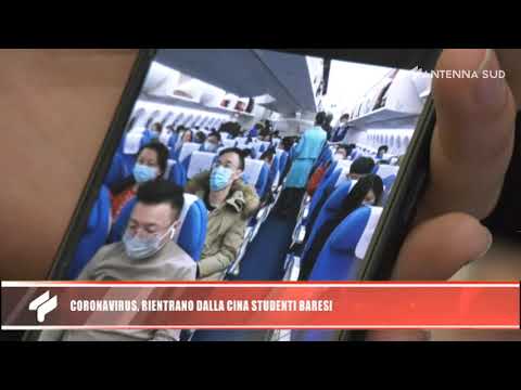 31 gennaio 2020 - Coronavirus, rientrano dalla Cina studenti baresi