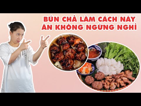 Công Thức Bún Chả Dễ Làm Nhất | HÀ COOKING