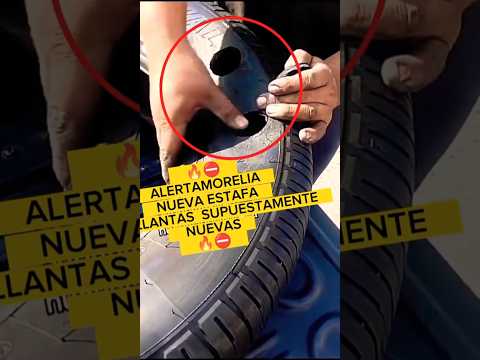 ⚠️😳 ¡Mucho cuidado! La estafa de las llantas 
