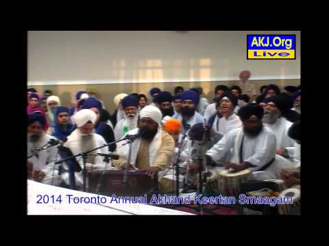 073 Toronto July 2014 Smaagam - Thursday Evening Keertan - Bh. Anantvir Singh Jee LosAngeles