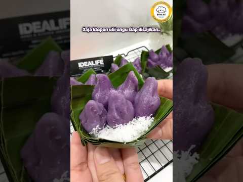 Resep jaja klepon ubi ungu #idealife #idealifeonline #idealifetestimonial
