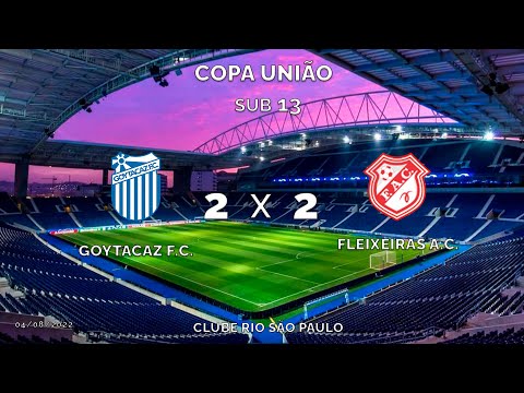 GOYTACAZ X FLEXEIRAS - SUB 13 - COPA UNIÃO - CLUBE RIO SÃO PAULO