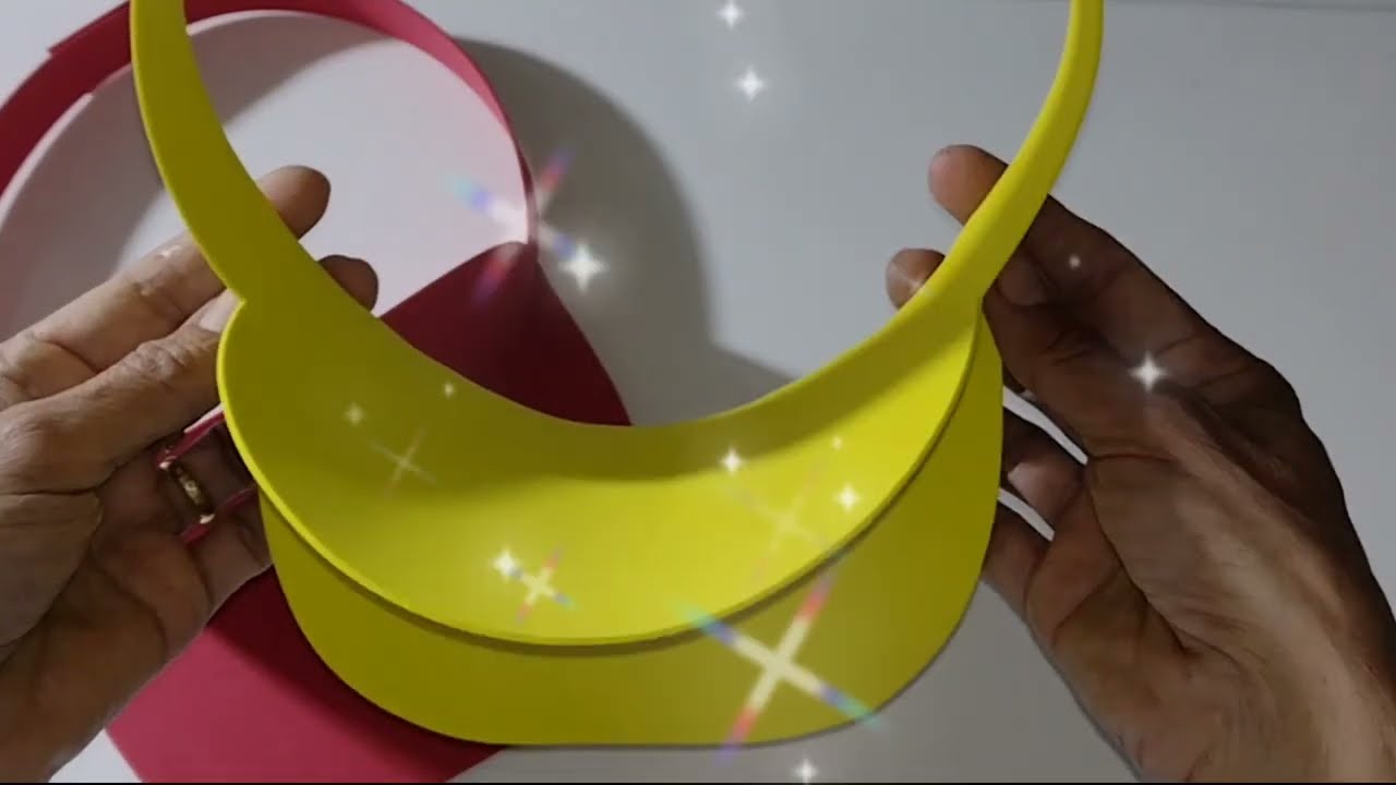 🥰DIY- COMO FAZER VISEIRA DE EVA INFANTIL E ADULTO COM MOLDE