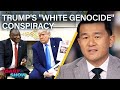 Trump Blasts South Africa For White Genocide Trump Merch Needs A Spell Check The Daily Show