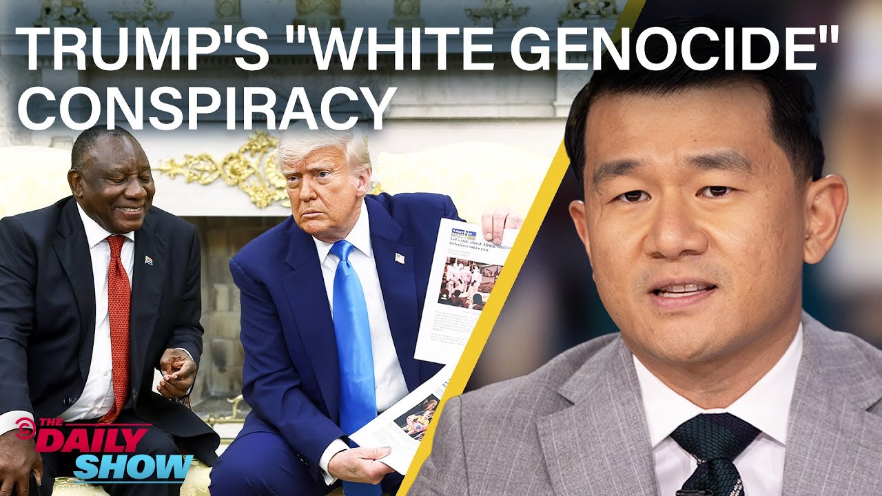 Trump Blasts South Africa for “White Genocide” & Trump Merch Needs a Spell Check | The Daily Show