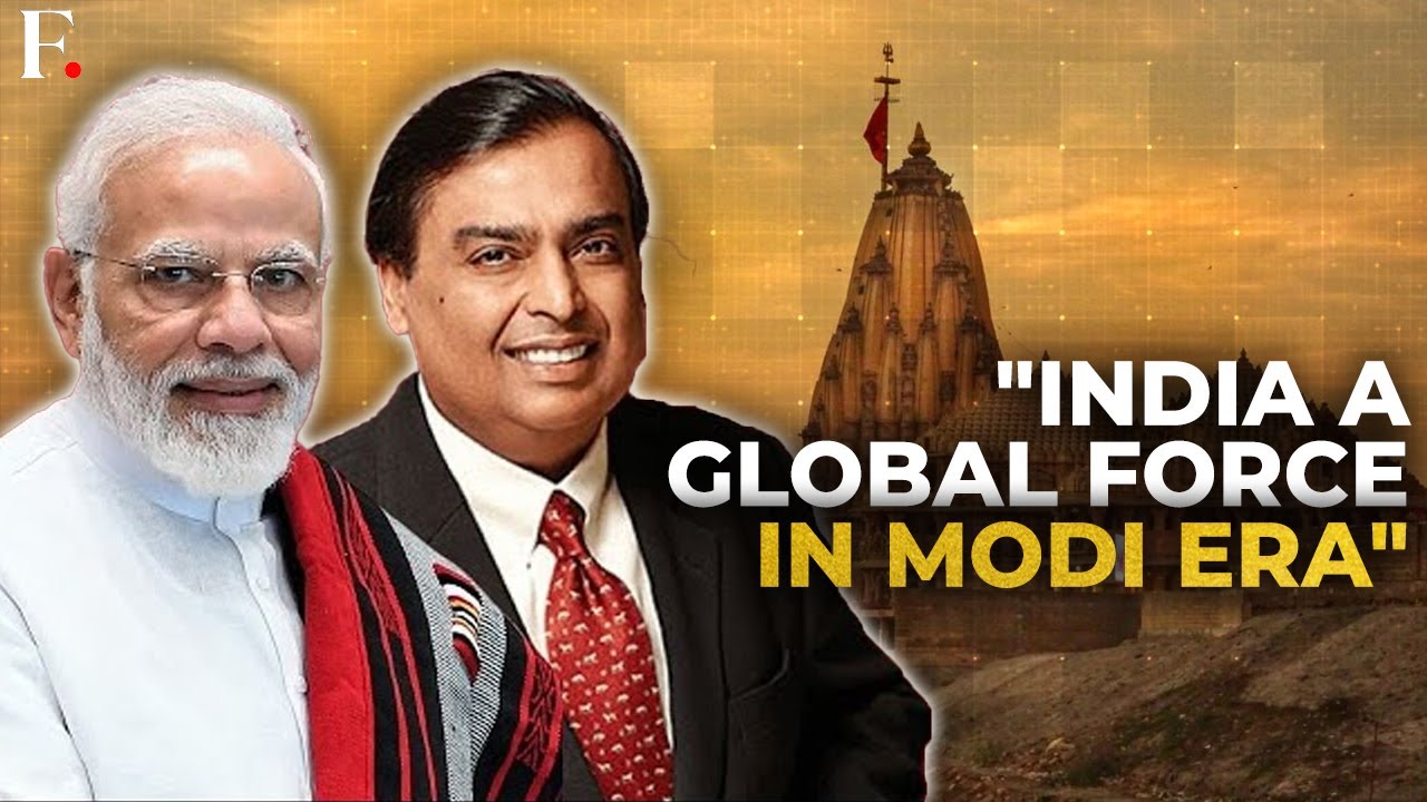 Reliance Chairman Mukesh Ambani Hails Modi-Era Progress at Vibrant Gujarat Summit | N18G